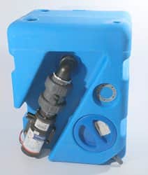 מיכלים למים שחורים עם מסרטור קומפלט