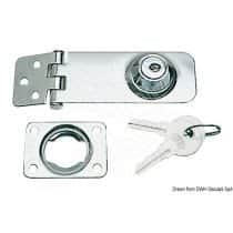 בריח נירוסטה עם מנעול