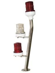 מוט נירוסטה זוויתי עם אורות ניווט